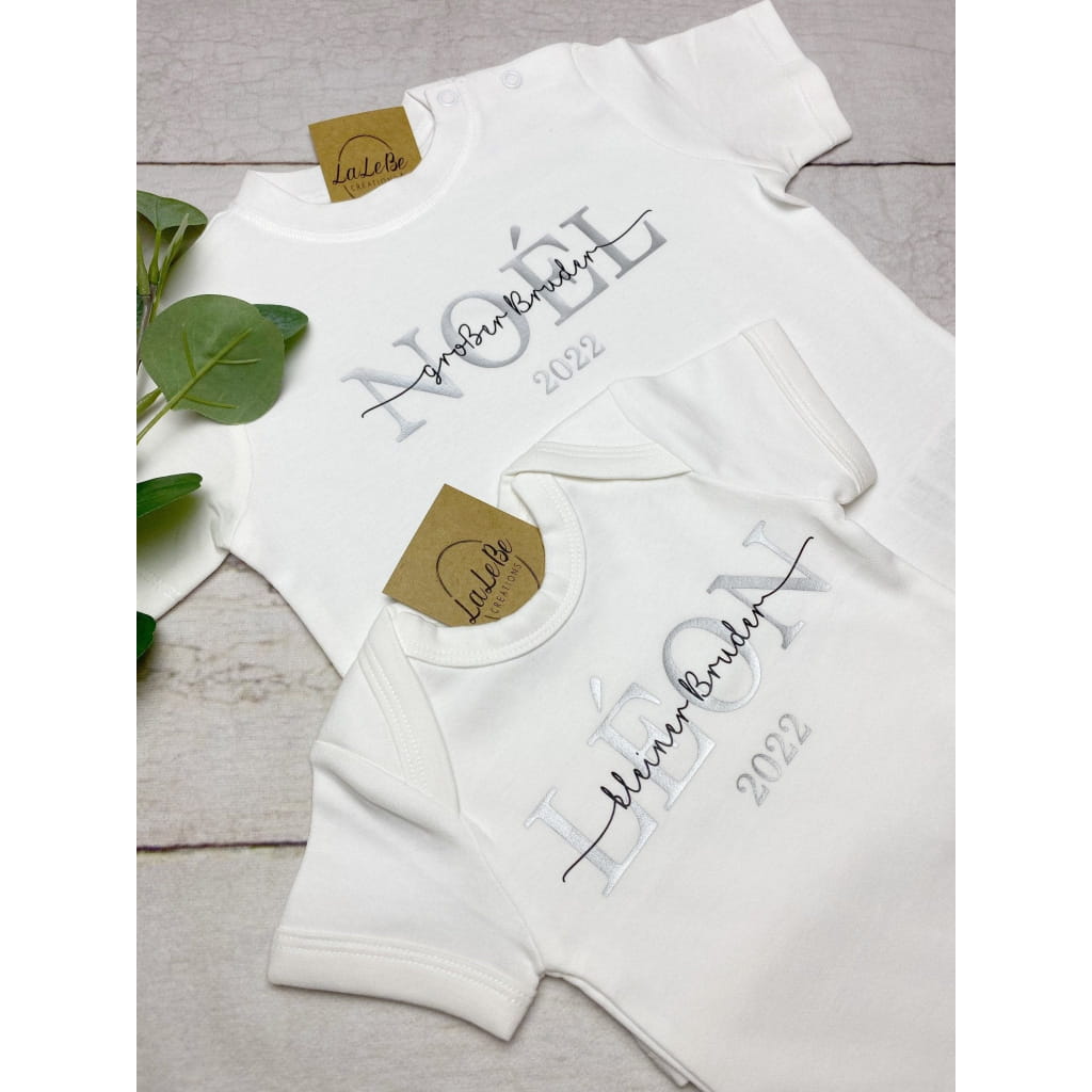 Geschwister Outfit: Kleine Schwester Großer Bruder - lalebecreations.de