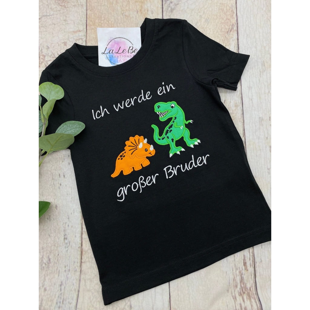 Großer Bruder Dinosaurier T-Shirt Geschwister-Ankündigung