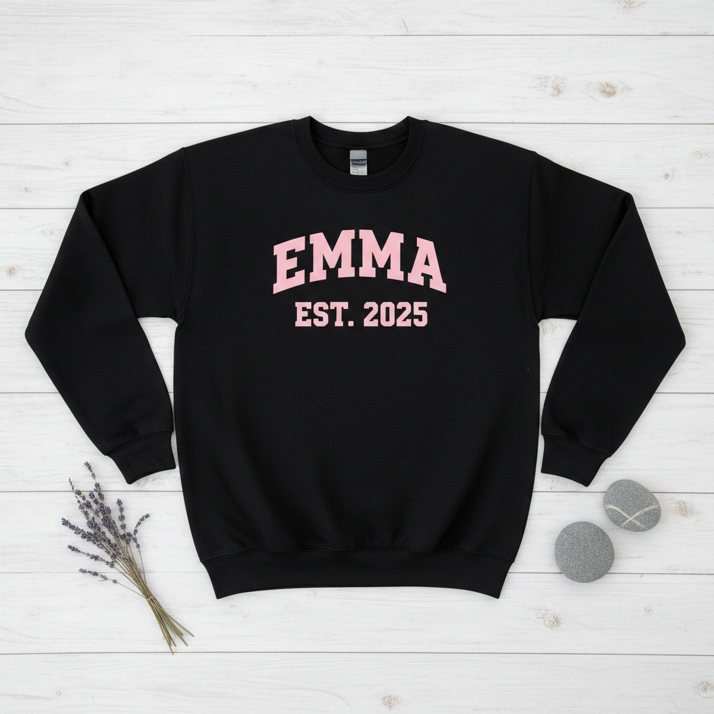 [Name] EST. [Jahr] - Personalisierter Baby Body &