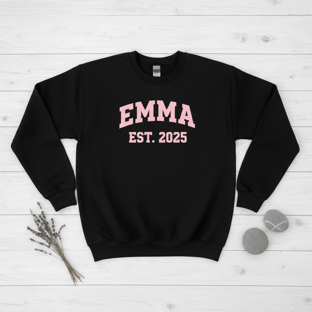 [Name] EST. [Jahr] - Personalisierter Baby Body &