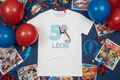 Personalisiertes Superhelden Hammer Geburtstagsshirt