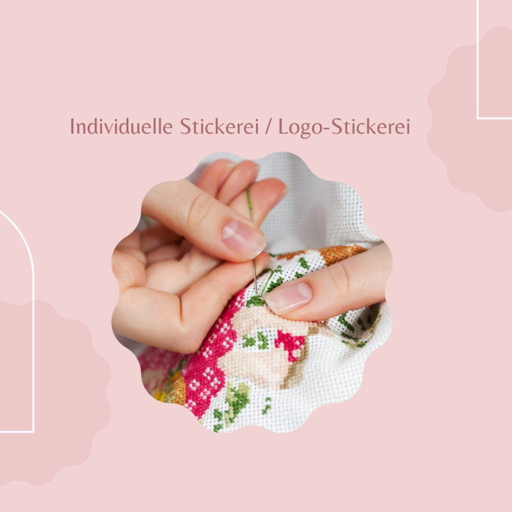 Individuelle Logo-Stickerei für Firmen Textilien | Eigene Textilien besticken lassen - lalebecreations.de