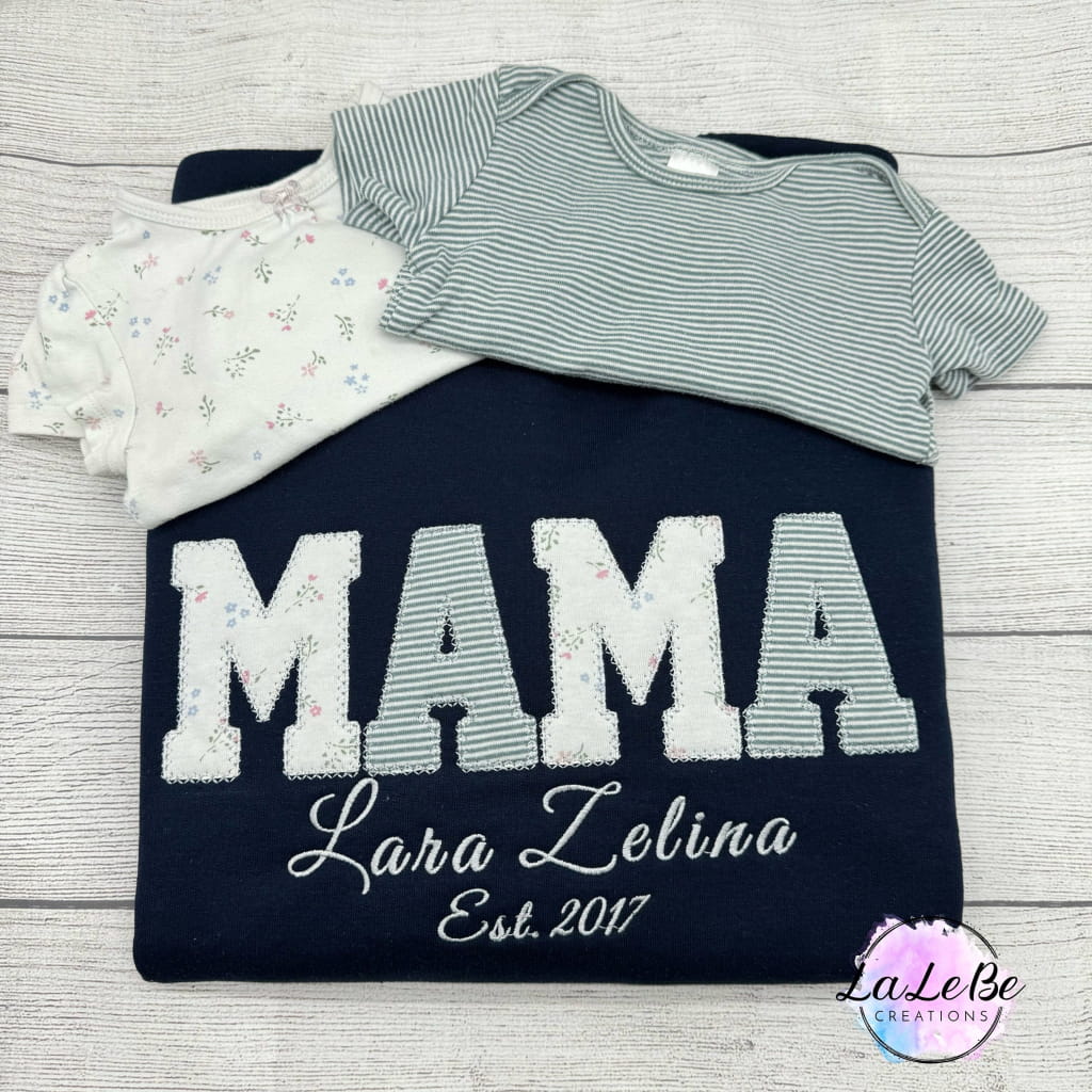 Keepsake Sweatshirt Mama, Familien - Erinnerungssweatshirt - lalebecreations.de