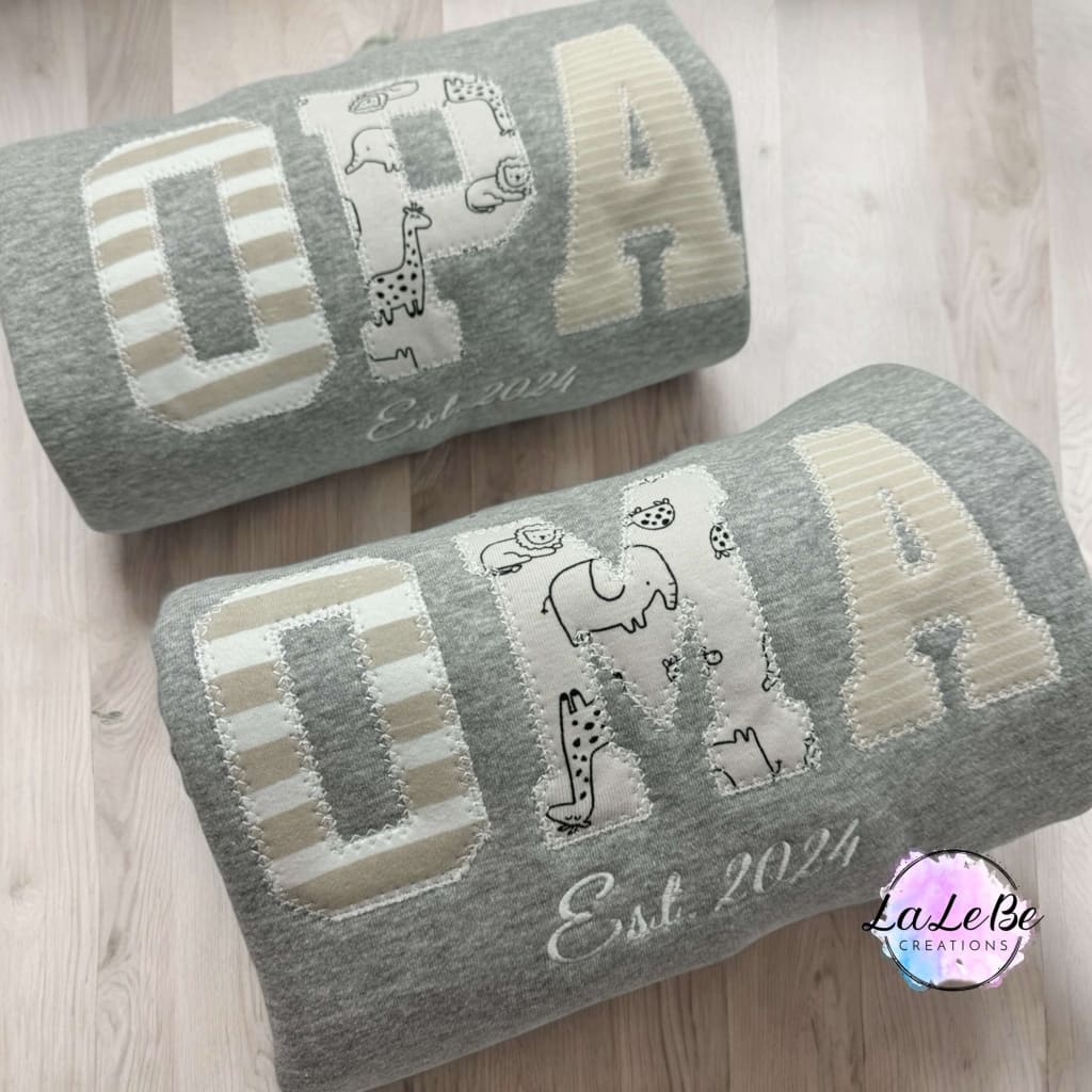 Personalisierte Oma Sweatshirts – Einzigartige Geschenke aus Erinnerungen - lalebecreations.de