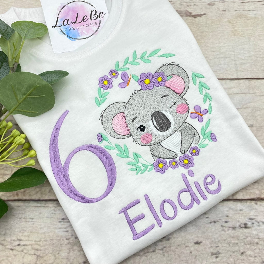 Kindergeburtstag T-Shirt Koala - lalebecreations.de