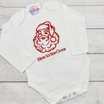 Klassischer Personalisierter Weihnachtsstrampler aus Bio - Baumwolle - lalebecreations.de