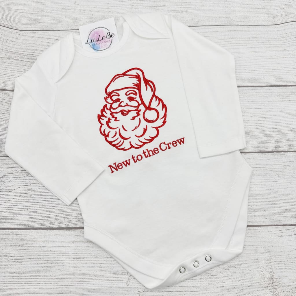 Klassischer Personalisierter Weihnachtsstrampler aus Bio-Baumwolle - lalebecreations.de