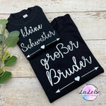 Kleine Große Schwester Kleiner Großer Bruder Partnerlook - lalebecreations.de