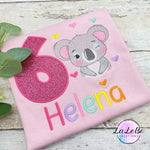 Koala T-Shirt zum Kindergeburtstag - lalebecreations.de