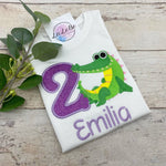 Krokodile T-Shirt für Kindergeburtstage - lalebecreations.de