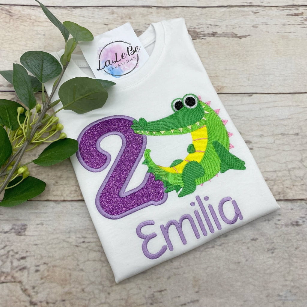 Krokodile T-Shirt für Kindergeburtstage - lalebecreations.de