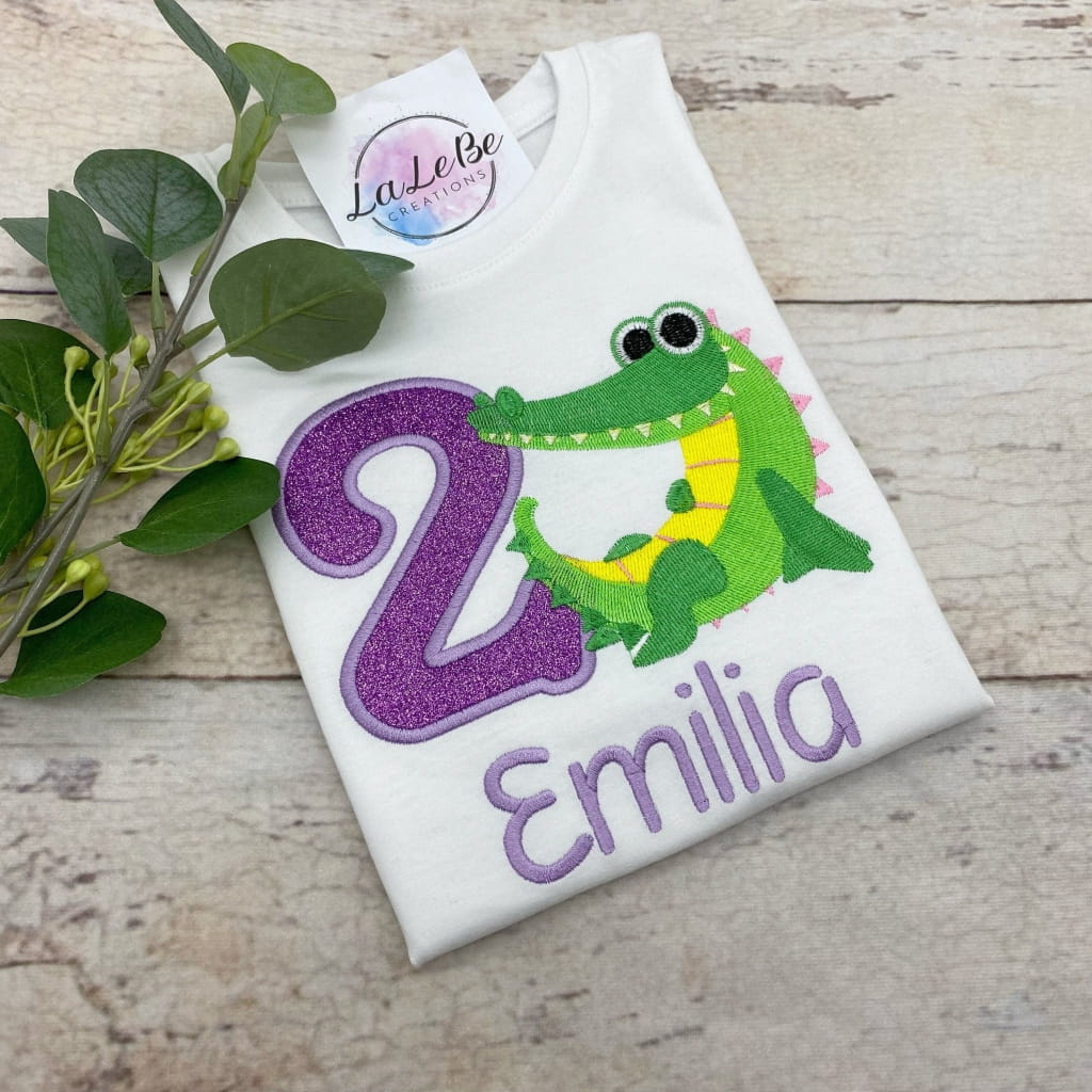 Krokodile T-Shirt für Kindergeburtstage - lalebecreations.de