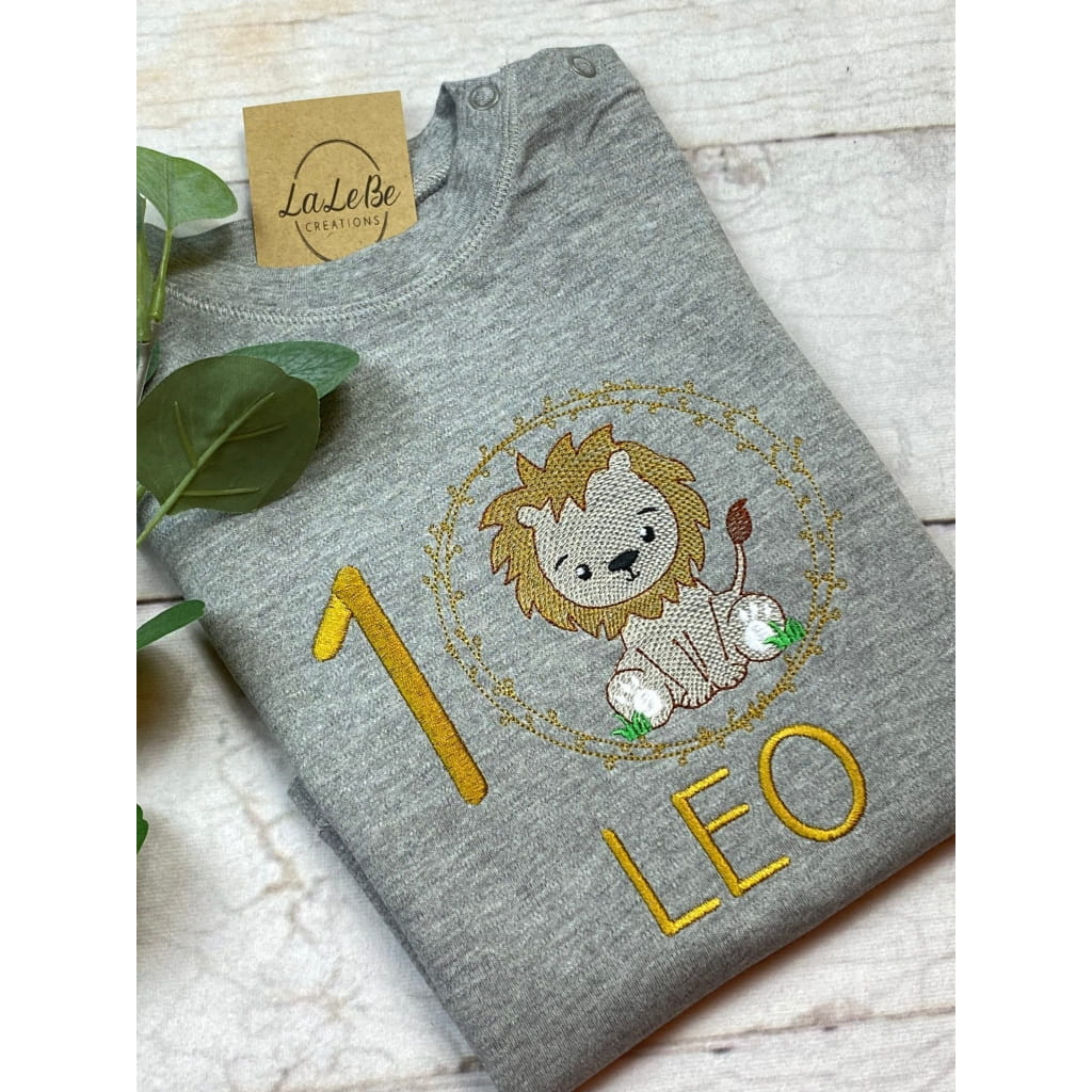 Löwen-Geburtstagsshirt - König-der-Tiere T-Shirt