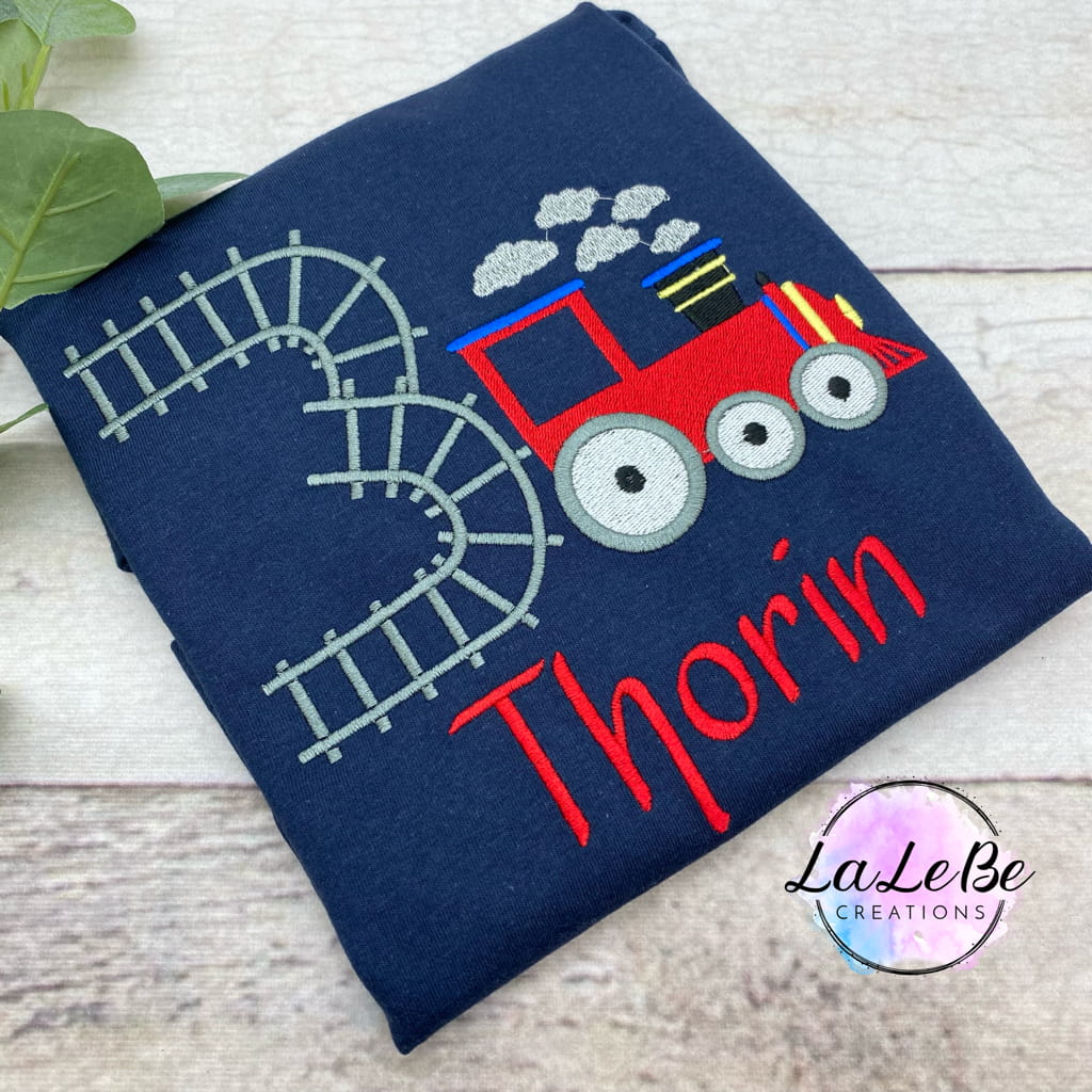 Lokomotive Geburtstagsshirt für Kinder - lalebecreations.de