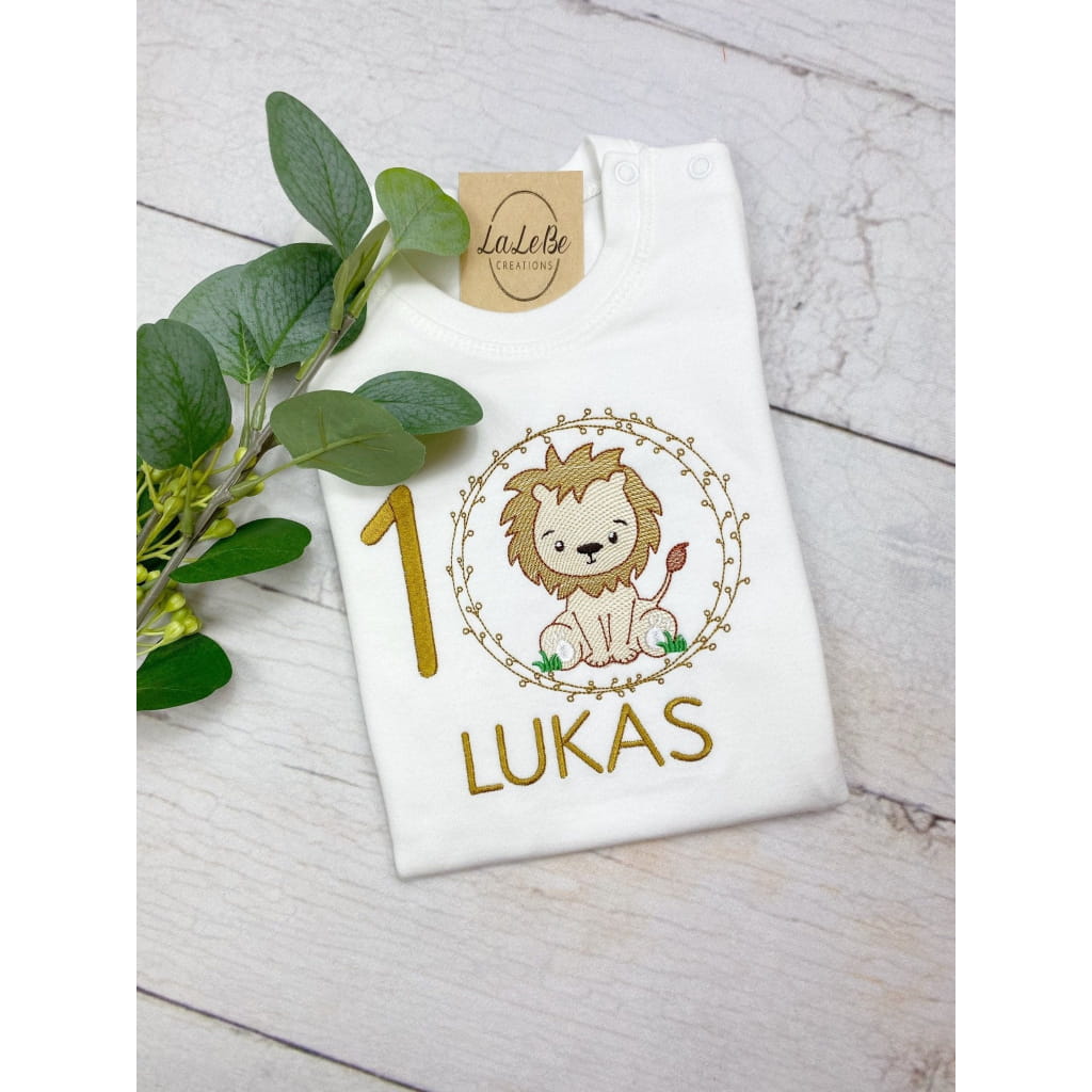 Löwen-Geburtstagsshirt - König-der-Tiere T-Shirt