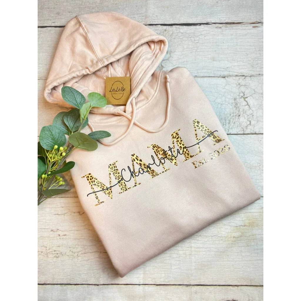 MAMA Hoodie mit Kindernamen - lalebecreations.de