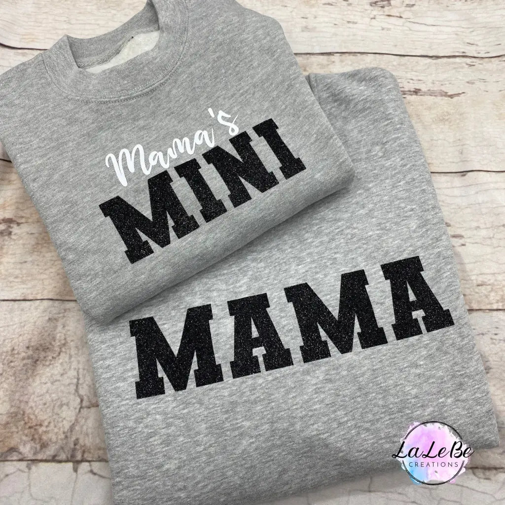 Mama Mini Partnerlook Sweatshirt für Mutter & Kind