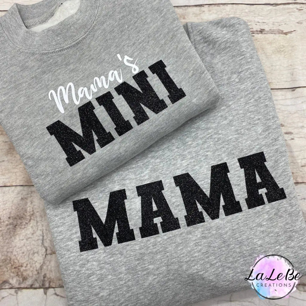 Mama Mini Partnerlook Sweatshirt für Mutter & Kind