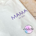Mama Statement-Shirt mit Jahreszahl