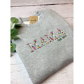 MAMA Sweatshirt personalisiert mit Geburtsjahrgang / Grau