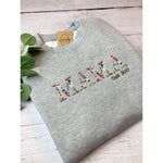 MAMA Sweatshirt personalisiert mit Geburtsjahrgang - lalebecreations.de