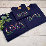 MAMA Sweatshirt personalisiert mit Geburtsjahrgang - lalebecreations.de