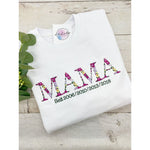 MAMA Sweatshirt personalisiert mit Geburtsjahrgang - lalebecreations.de