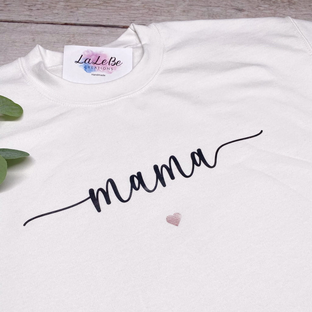 MAMA Sweatshirt personalisiert mit Kindernamen - lalebecreations.de