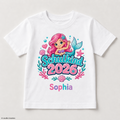 Meerjungfrau Schulkind 2026 T-Shirt personalisiert mit Name – LaLeBe Creations