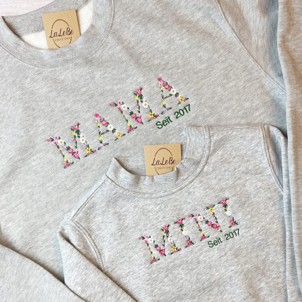 MINI Sweatshirt mit Geburtsjahr personalisierbar