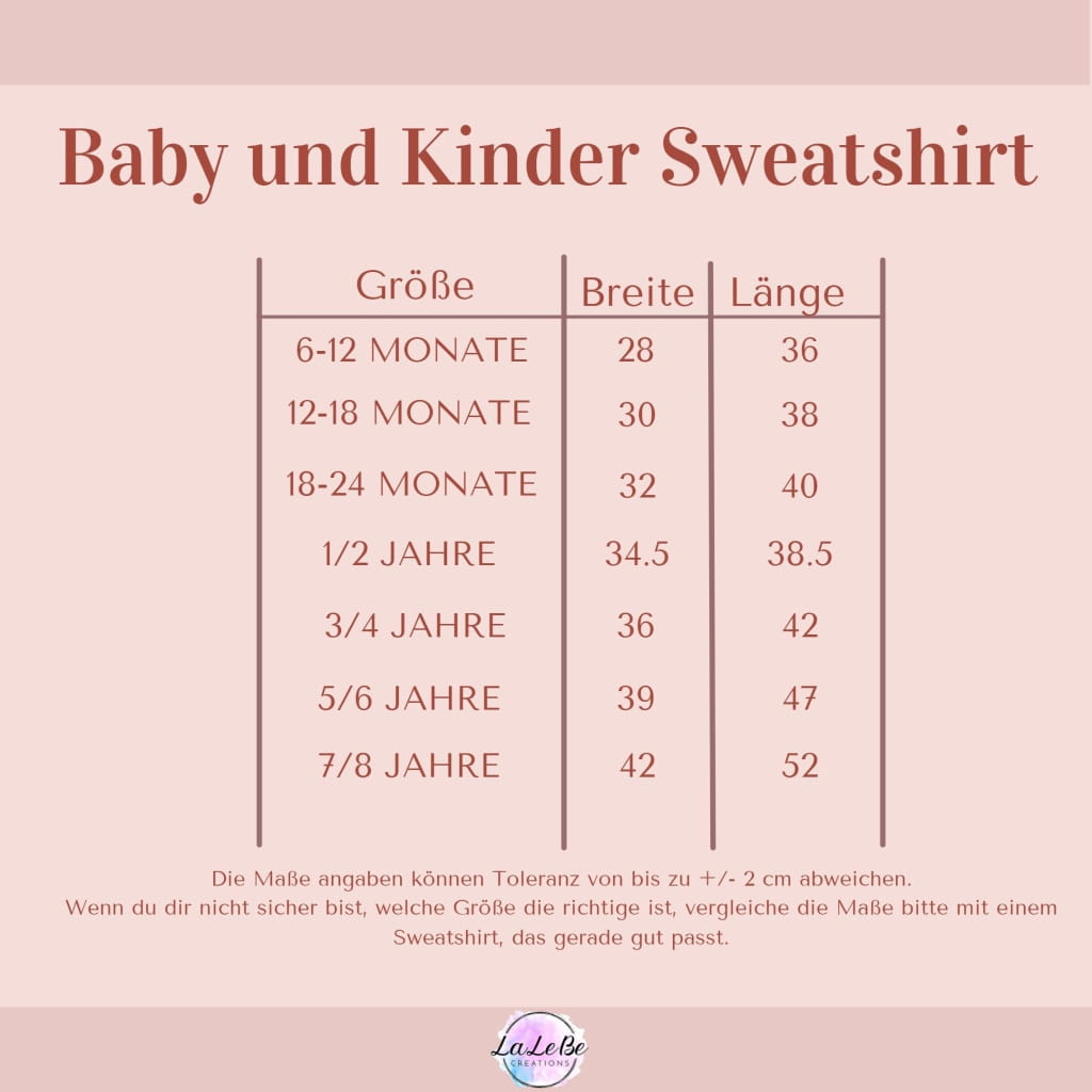 MINI Sweatshirt mit Geburtsjahr personalisierbar, Mama Mini Outfit - lalebecreations.de