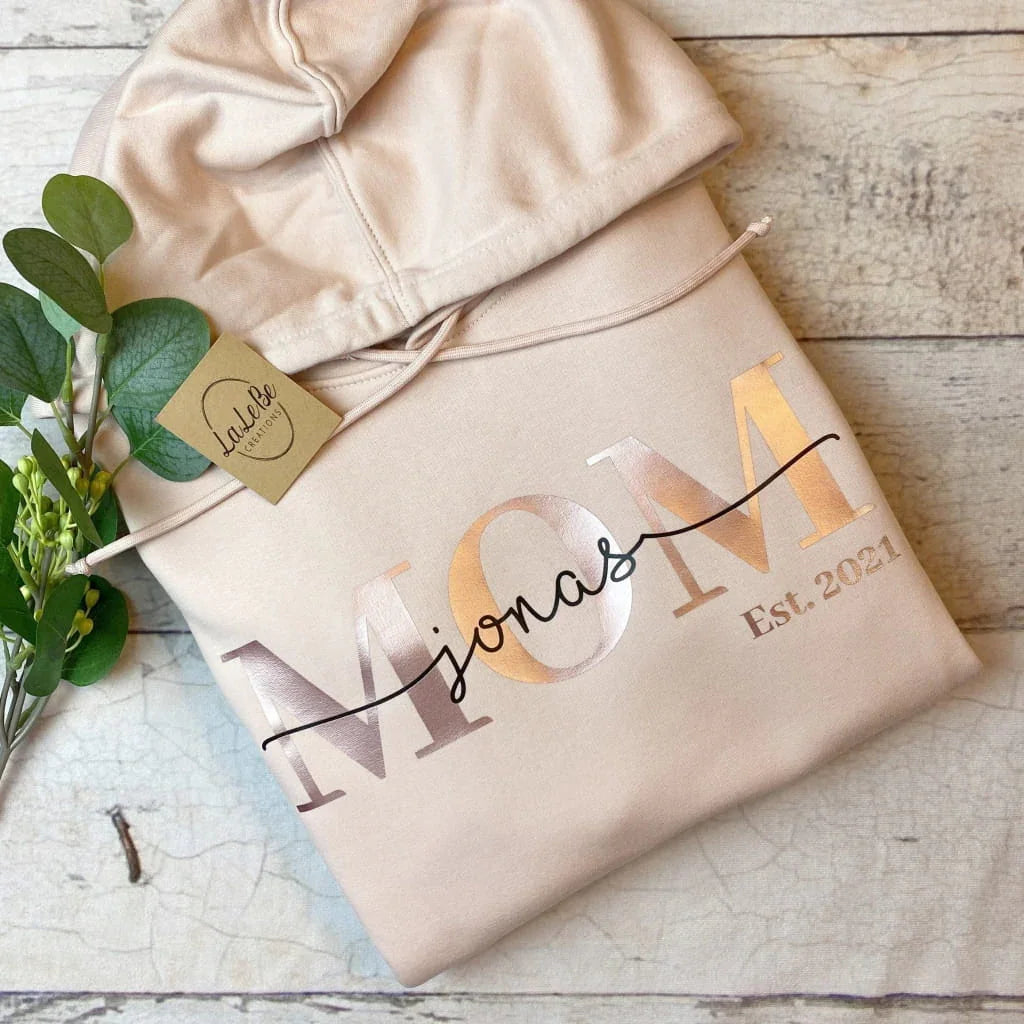 MOM MAMA Kapuzenpulli - lalebecreations.de