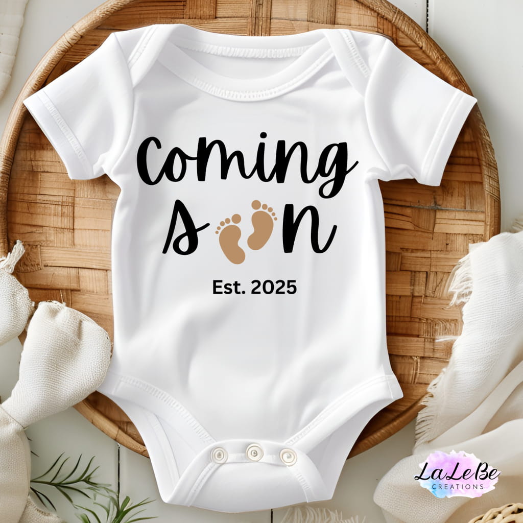 Nach Hause kommen Outfit | Babybody und Baby Stampler – Geschenk zur Geburt - lalebecreations.de