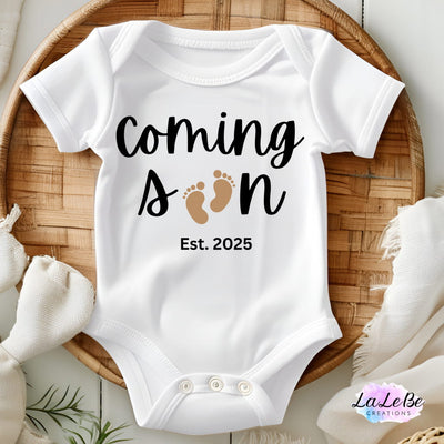 Coming soon Babybody – Geschenk zur Geburt