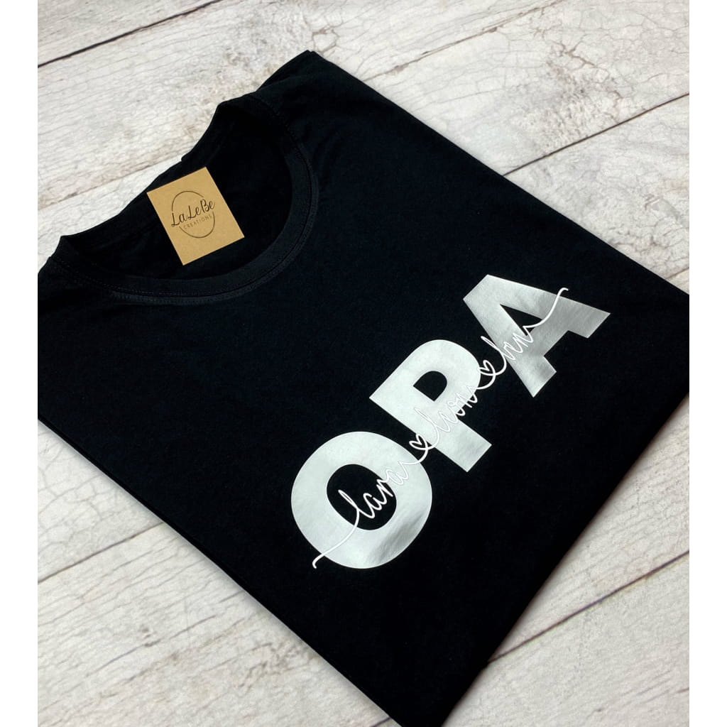 Opa T-Shirt personalisierte Geschenk - lalebecreations.de