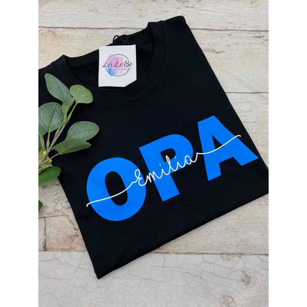 Opa T-Shirt personalisierte Geschenk - lalebecreations.de