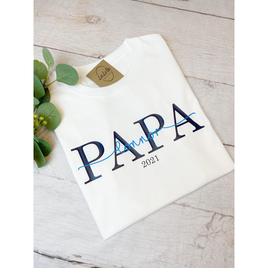 Papa T-Shirt – Das perfekte personalisierte Geschenk für Väter - lalebecreations.de