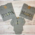Partnerlook Mom Dad Mini T-Shirt - lalebecreations.de