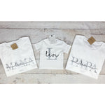 Partnerlook Mom Dad Mini T-Shirt - lalebecreations.de
