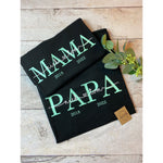 Partnerlook Mom Dad Mini T-Shirt - lalebecreations.de