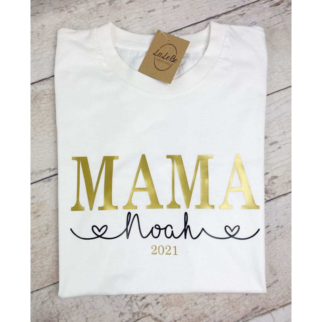 Personalisierte Familien T-Shirts für Mama Papa und Mini