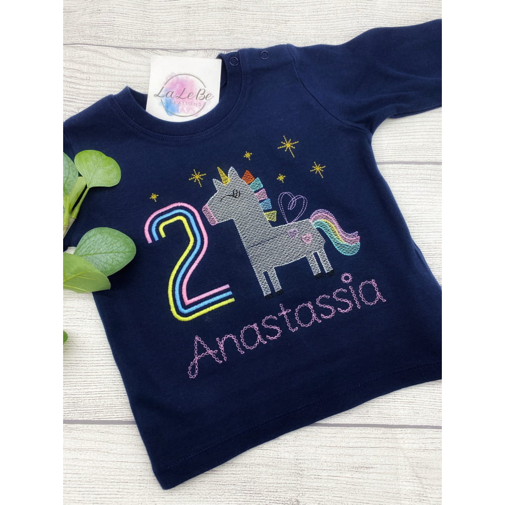 Personalisierte Geburtstags-T-Shirts für Mädchen