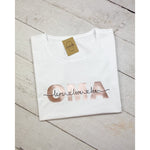 Personalisierte Oma & Opa Partnerlook T-Shirts - lalebecreations.de