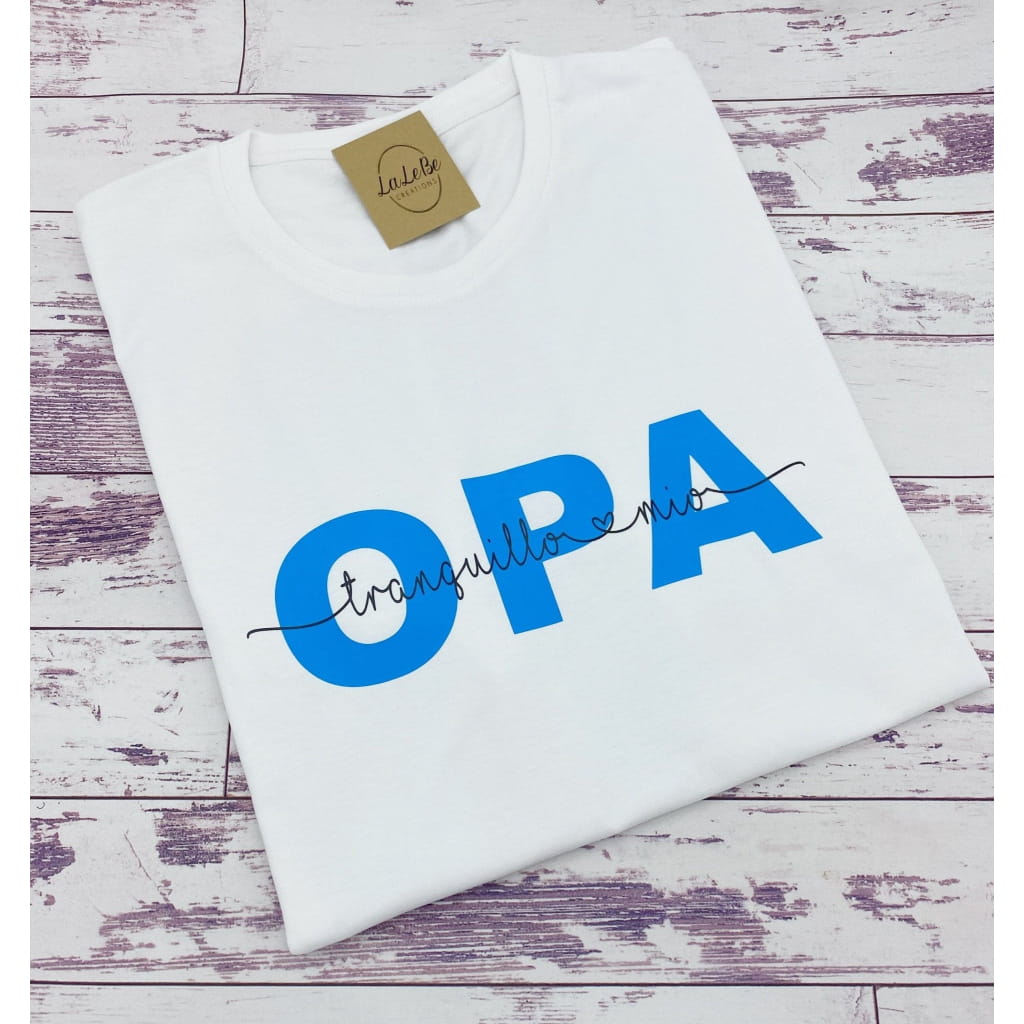 Personalisierte Oma & Opa Partnerlook T-Shirts