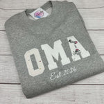 Personalisierte Oma Sweatshirts – Einzigartige Geschenke aus Erinnerungen - lalebecreations.de