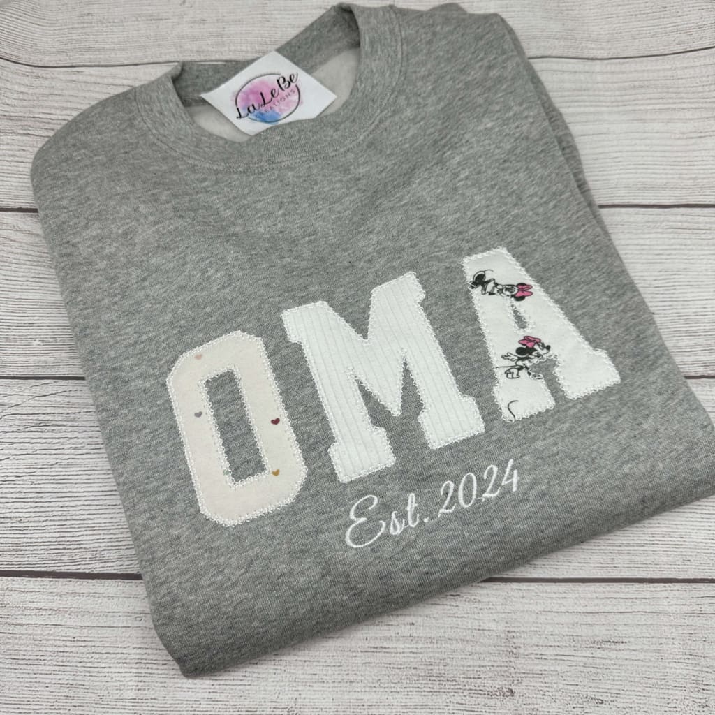 Personalisierte Oma Sweatshirts – Einzigartige Geschenke aus Erinnerungen - lalebecreations.de