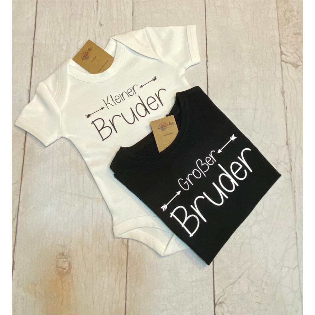 Personalisierte Partnerlook T-Shirts für Geschwister