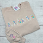Personalisierter Blumen - Sweatshirt | Individuelles Geschenk für Sie - lalebecreations.de