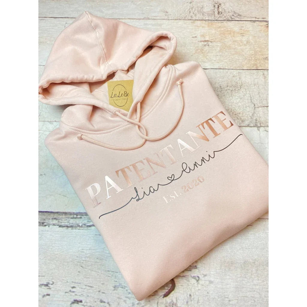 Personalisierter Hoodie für Patenonkel oder Patentante Soft