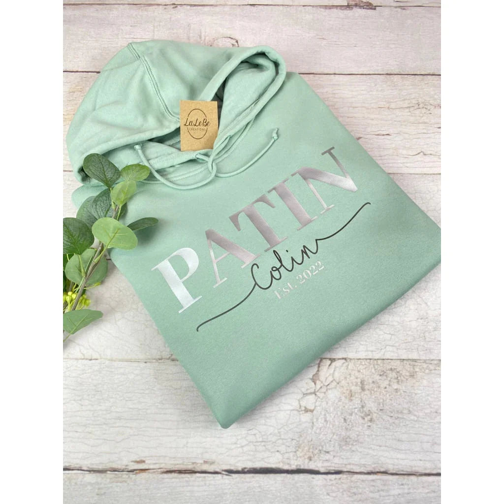 Personalisierter Hoodie für Patenonkel oder Patentante